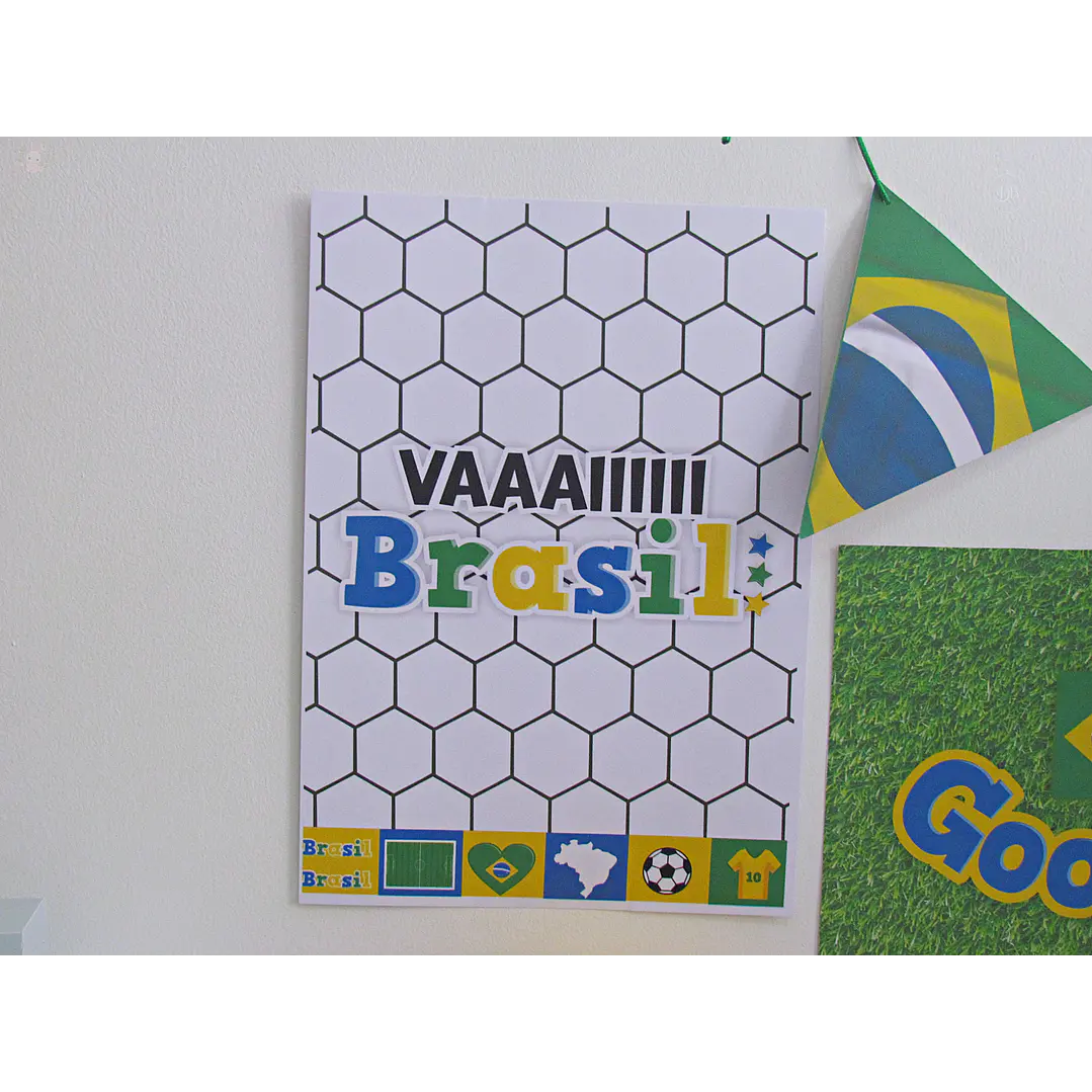 Kit Festa Copa do Mundo Brasil para Imprimir 9