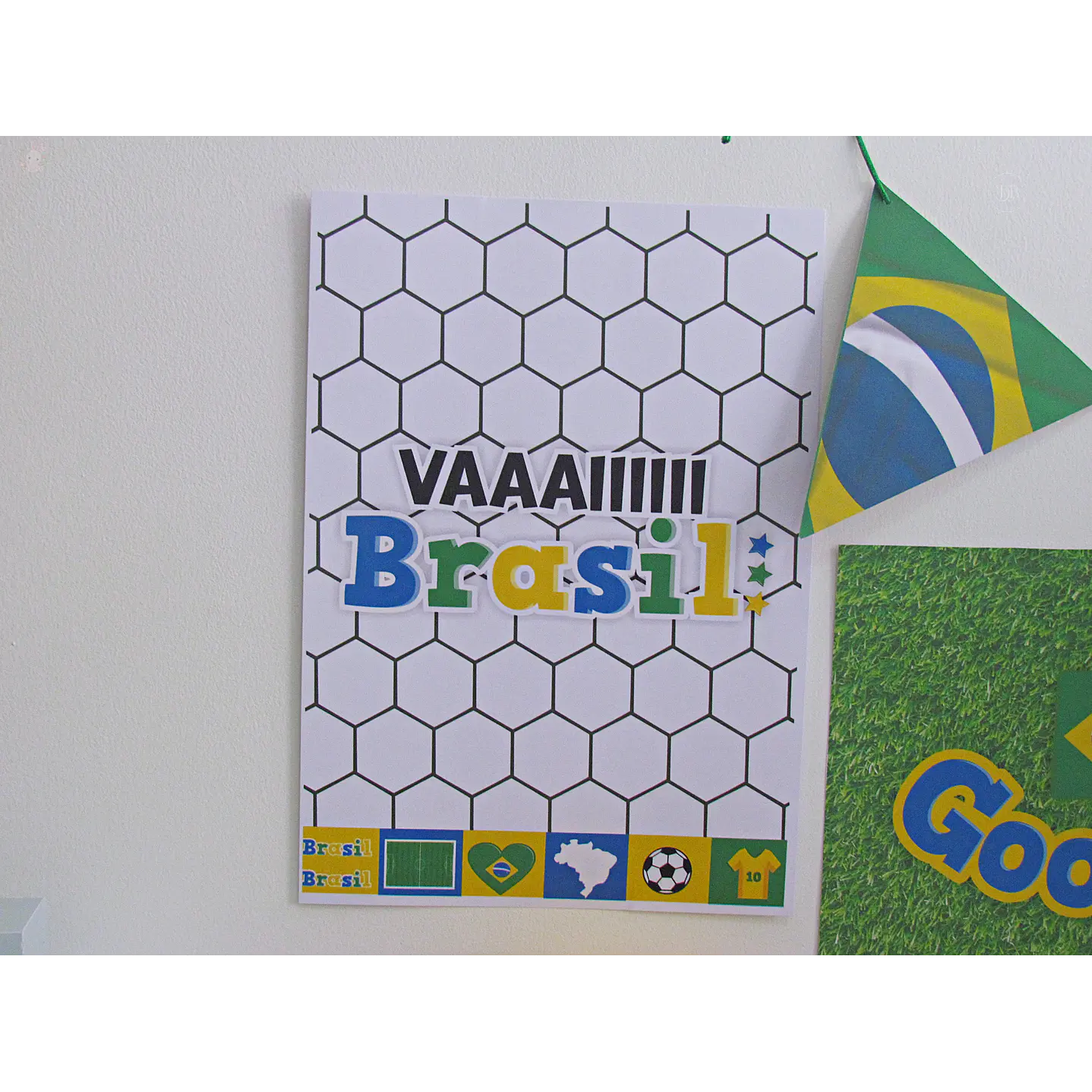 Kit Festa Copa do Mundo Brasil para Imprimir 9