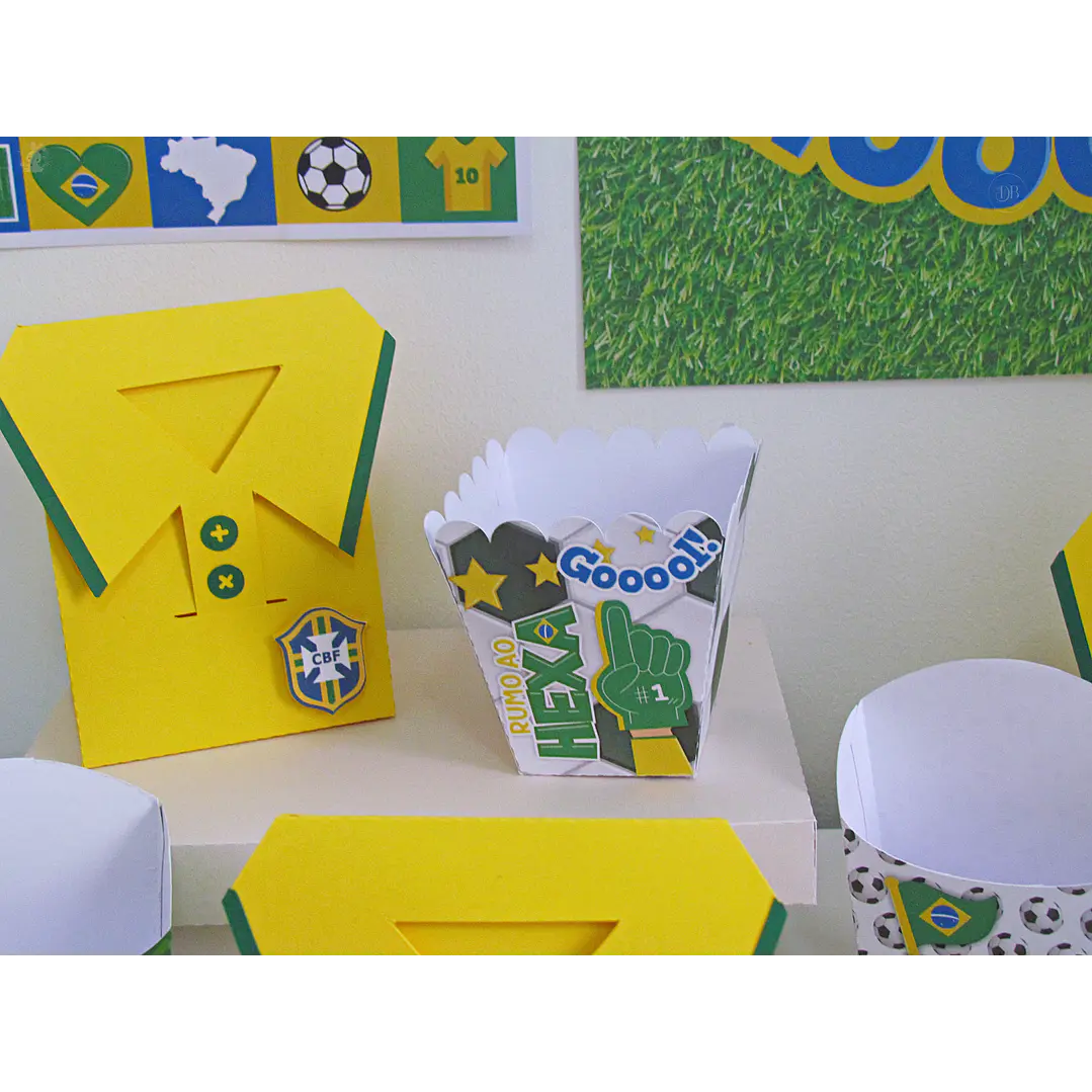 Kit Festa Copa do Mundo Brasil para Imprimir 10