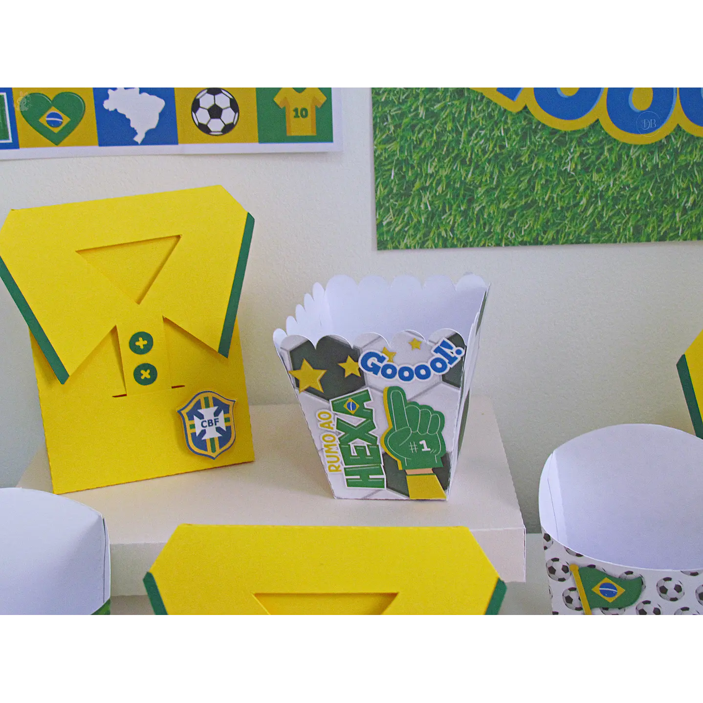 Kit Festa Copa do Mundo Brasil para Imprimir 10