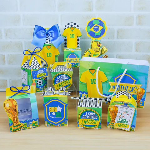Arquivo de Corte Futebol Copa do Mundo Brasil PNG SVG Studio PDF 