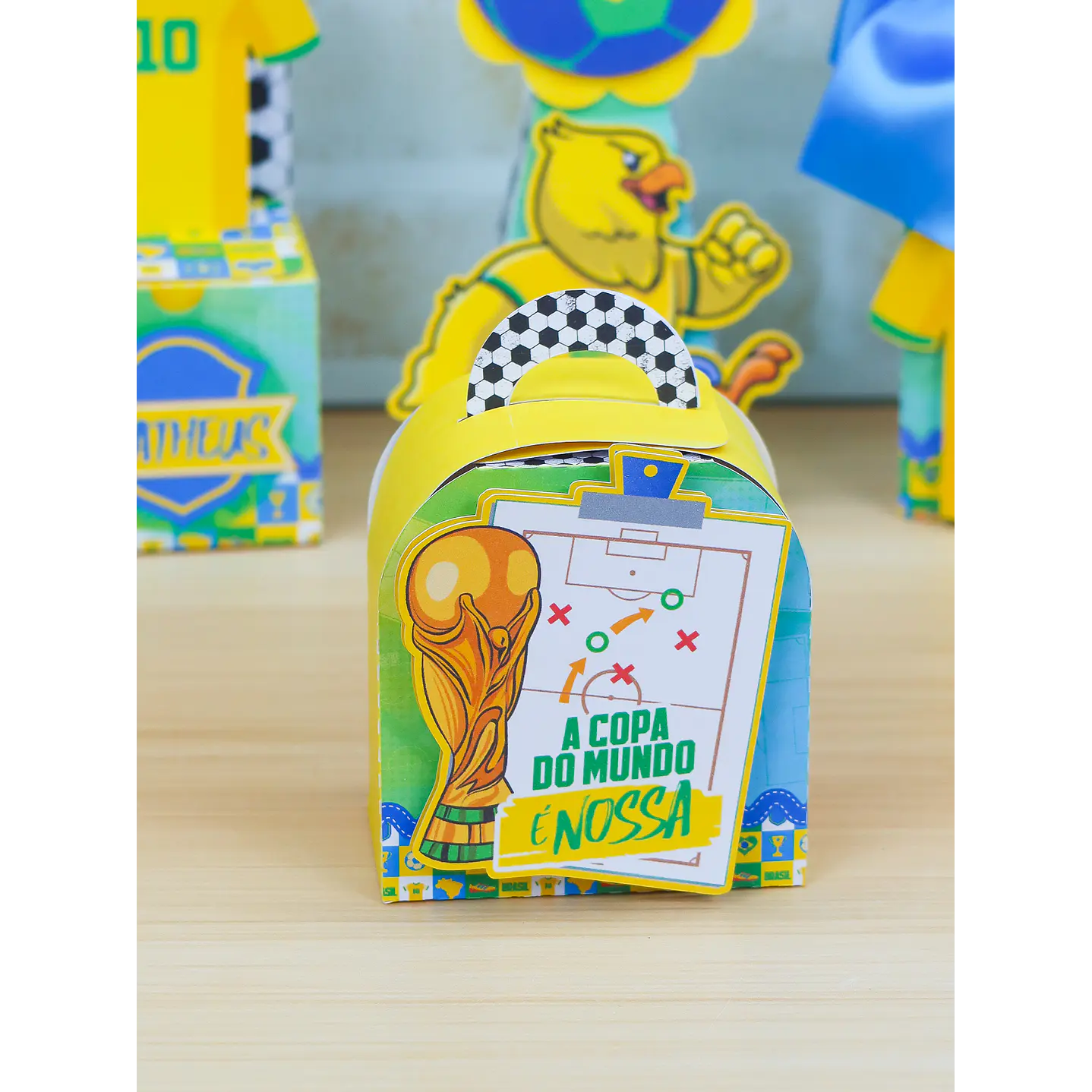 Arquivo de Corte Futebol Copa do Mundo Brasil PNG SVG Studio PDF  3