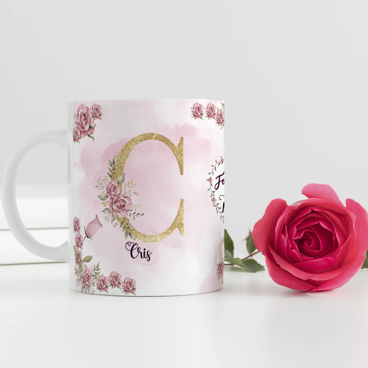 Artes para Canecas Dia das Mães Personalizadas - Alfabeto A a Z  3