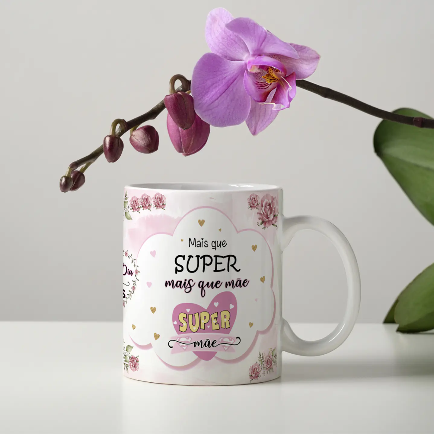 Artes para Canecas Dia das Mães Personalizadas - Alfabeto A a Z  5