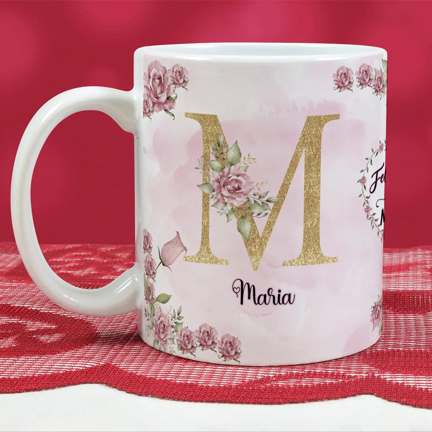 Artes para Canecas Dia das Mães Personalizadas - Alfabeto A a Z  7