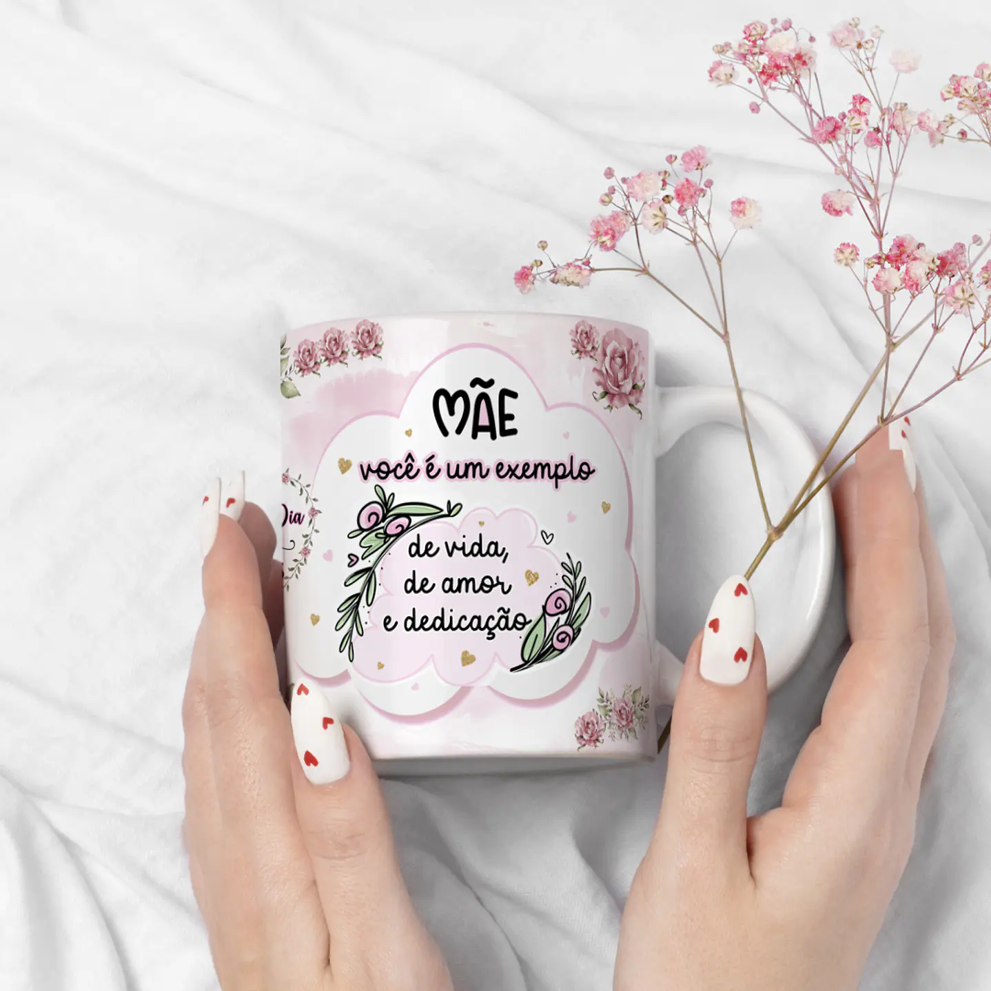 Artes para Canecas Dia das Mães Personalizadas - Alfabeto A a Z  9