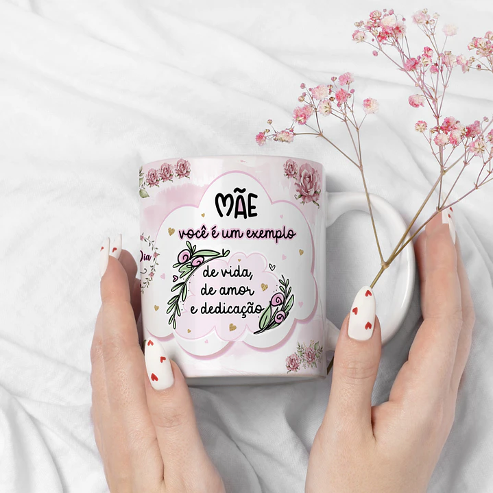 Artes para Canecas Dia das Mães Personalizadas - Alfabeto A a Z  9