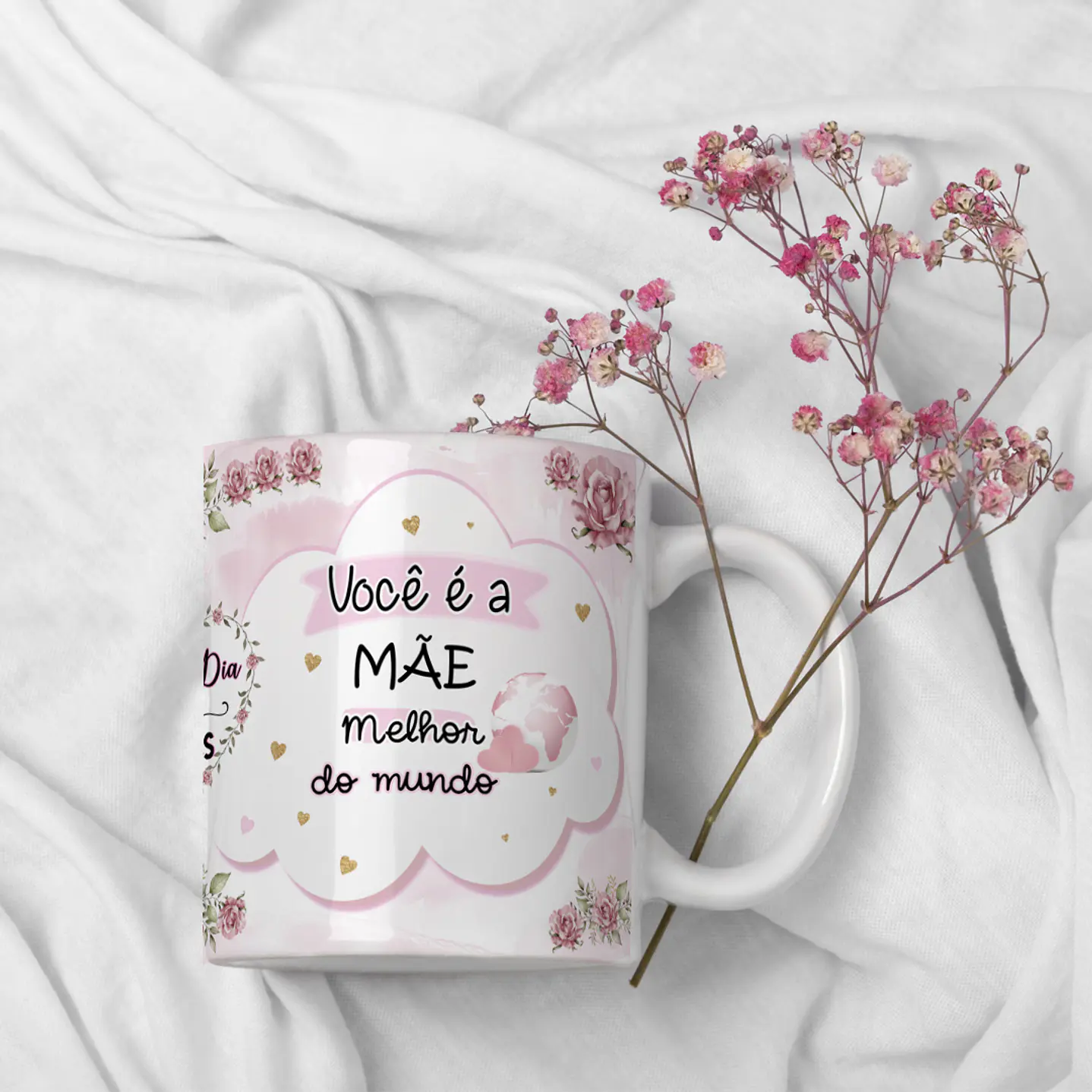 Artes para Canecas Dia das Mães Personalizadas - Alfabeto A a Z  10