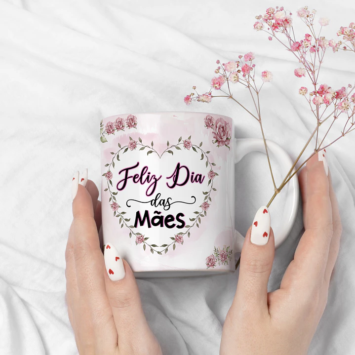Artes para Canecas Dia das Mães Personalizadas - Alfabeto A a Z  12