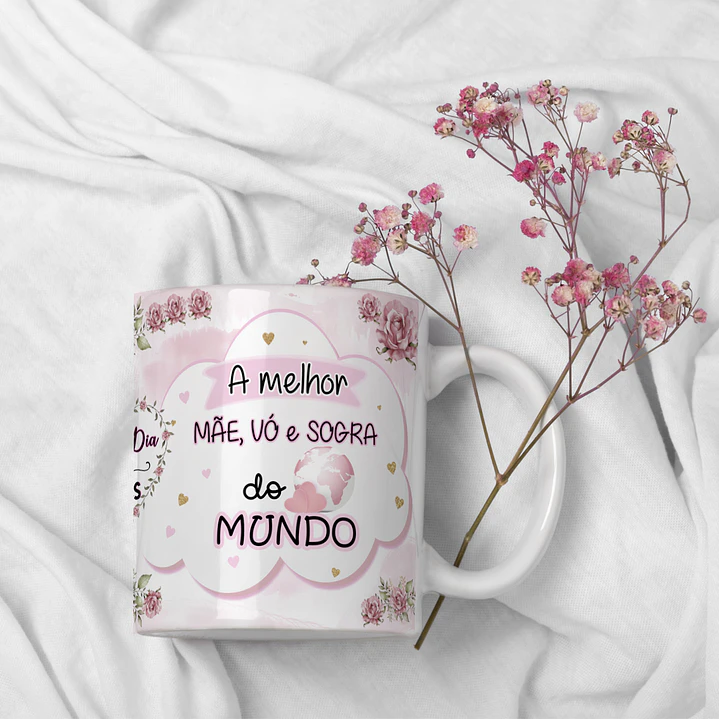 Artes para Canecas Dia das Mães Personalizadas - Alfabeto A a Z  13