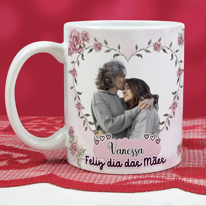 Artes para Canecas Dia das Mães Personalizadas - Alfabeto A a Z  15