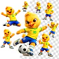 Kit Digital Mascotes Copa do Mundo 2026 PNG - Thumbnail 2