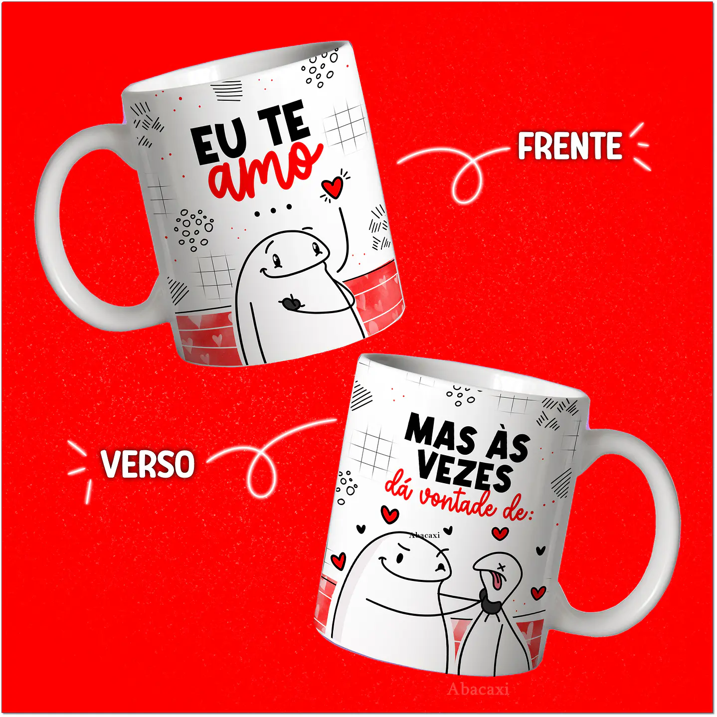 Artes para Caneca Dia dos Namorados PNG 2