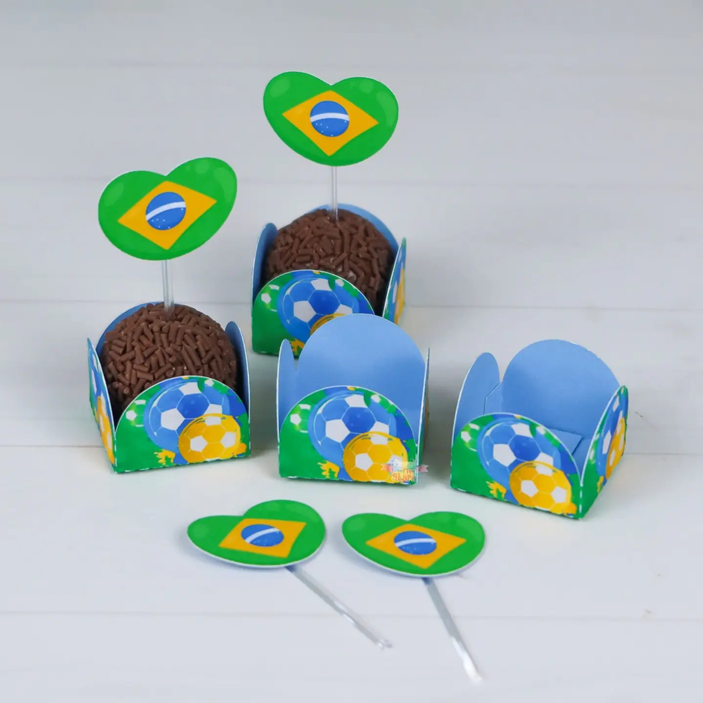 Arquivo de Corte Copa do Mundo Brasil Kit Festa Completo  4