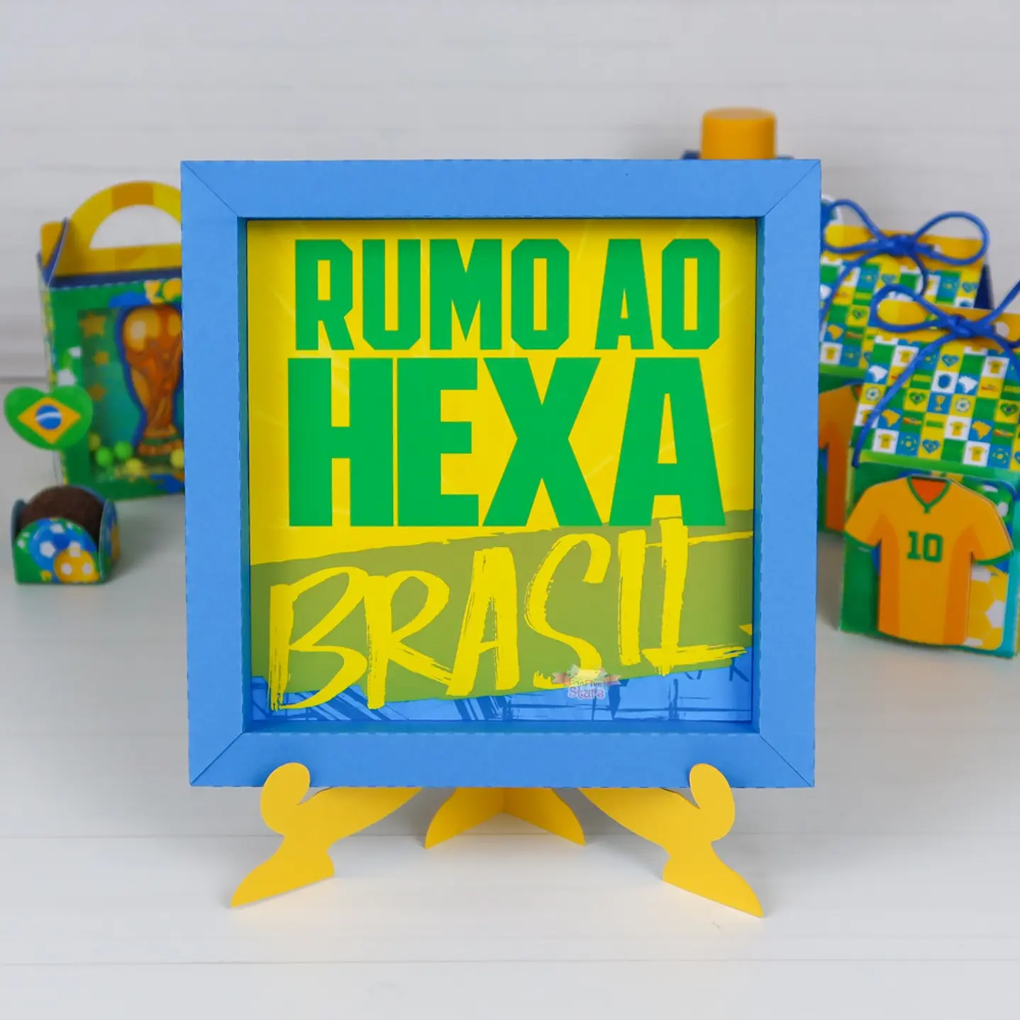 Arquivo de Corte Copa do Mundo Brasil Kit Festa Completo  11