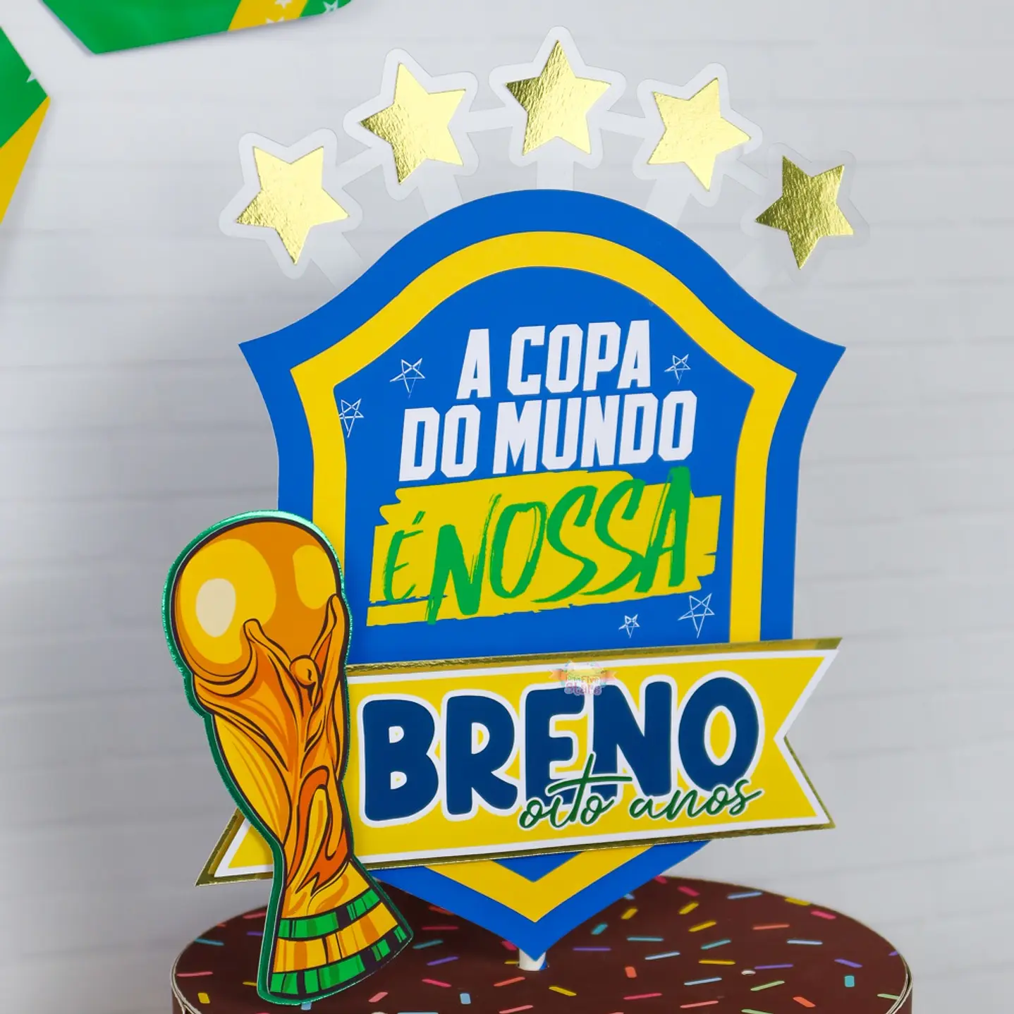 Arquivo de Corte Copa do Mundo Brasil Kit Festa Completo  18