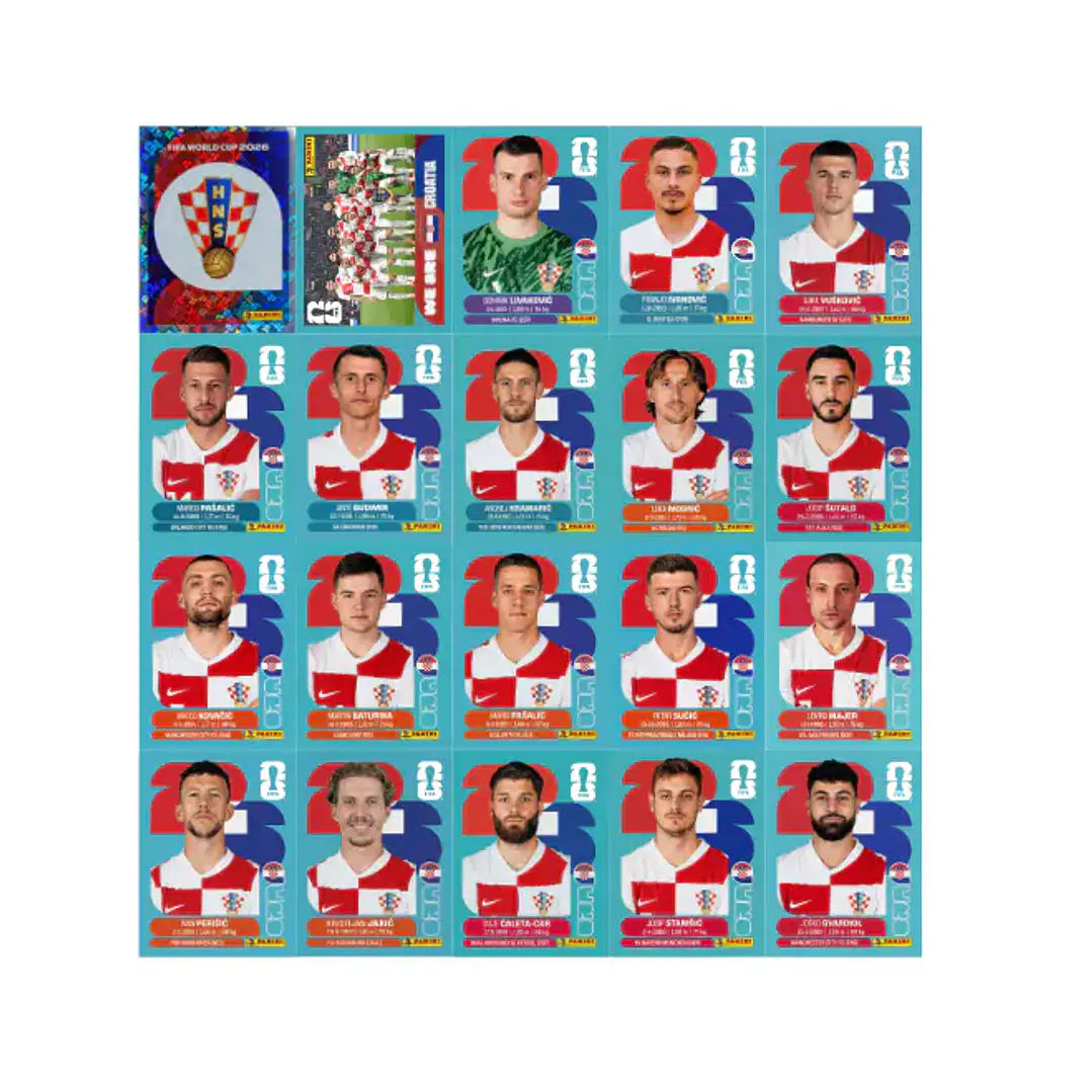 Figurinhas Copa 2026 PDF Varias seleções Download Imediato - Figurinhas para Impressão 7