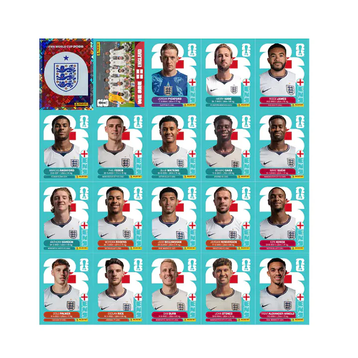 Figurinhas Copa 2026 PDF Varias seleções Download Imediato - Figurinhas para Impressão 4