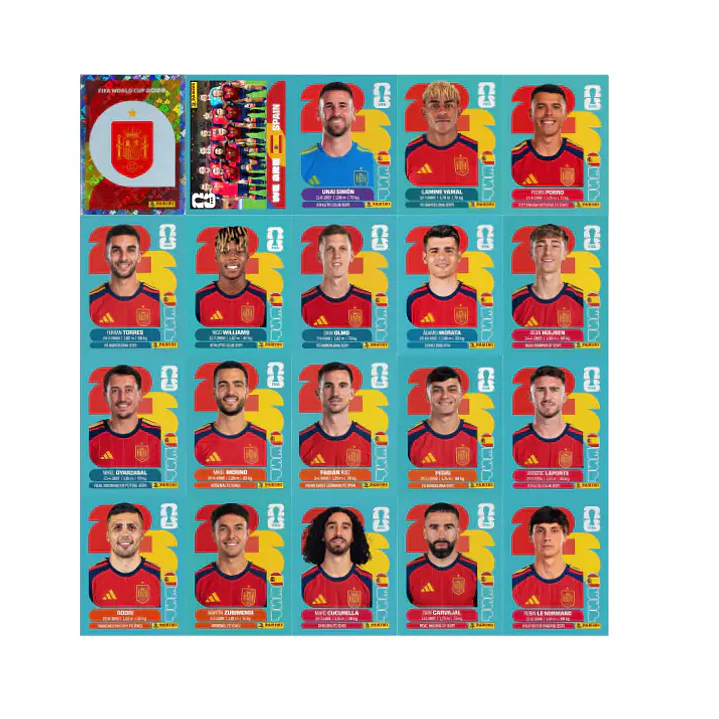 Figurinhas Copa 2026 PDF Varias seleções Download Imediato - Figurinhas para Impressão 9