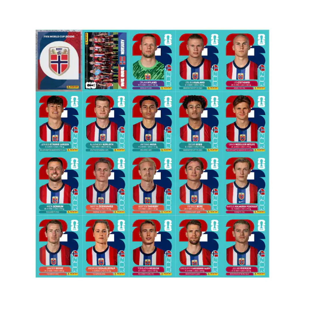 Figurinhas Copa 2026 PDF Varias seleções Download Imediato - Figurinhas para Impressão 12