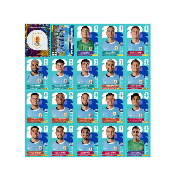 Figurinhas Copa 2026 PDF Varias seleções Download Imediato - Figurinhas para Impressão 14