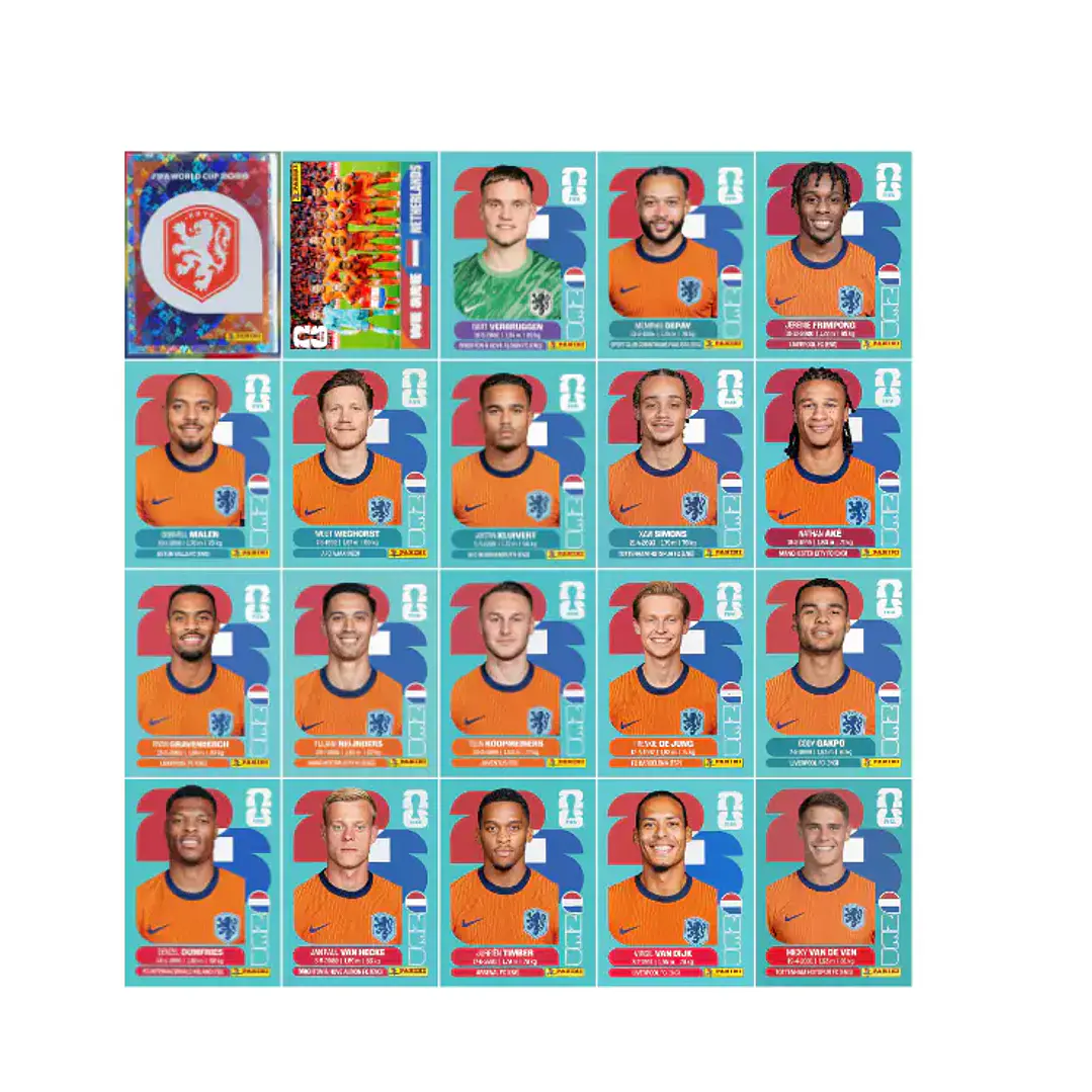 Figurinhas Copa 2026 PDF Varias seleções Download Imediato - Figurinhas para Impressão 16
