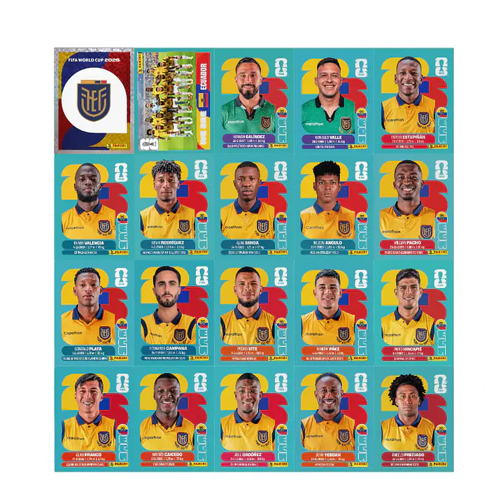 Figurinhas Copa 2026 PDF Varias seleções Download Imediato - Figurinhas para Impressão 19