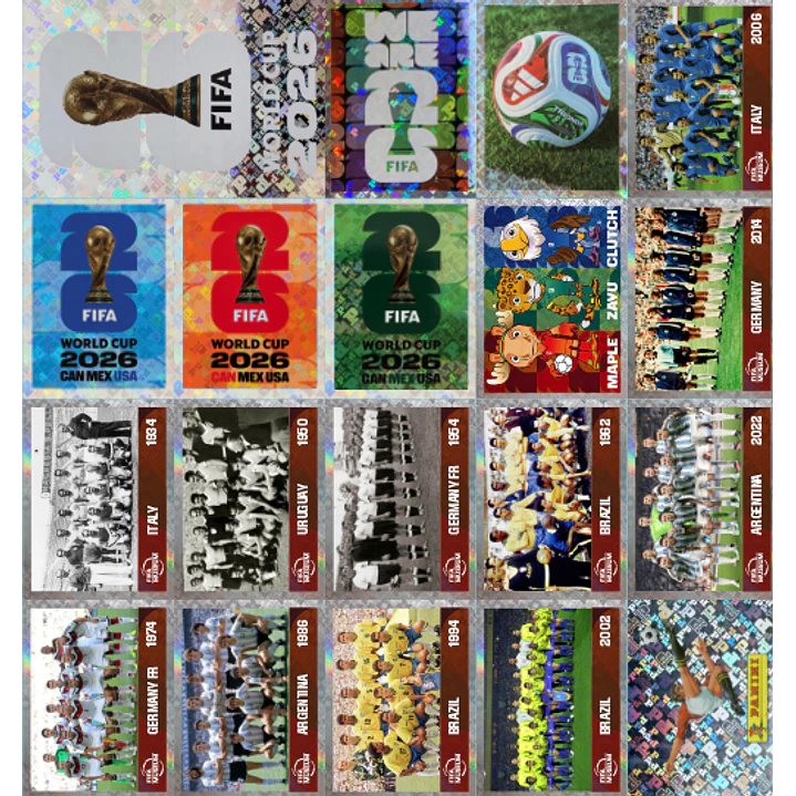 Figurinhas Copa do Mundo 2026 para Imprimir +900 Figurinhas PDF - Download Imediato 36