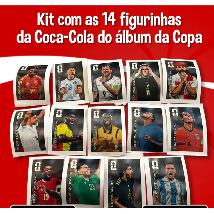 Kit Digital Copa do Mundo 2026 com +900 Figurinhas em Alta Resolução 9