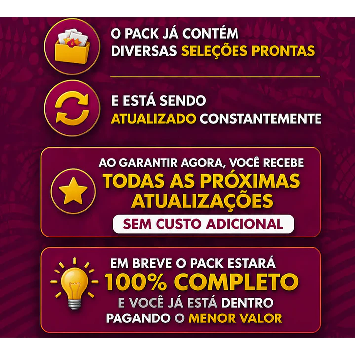 Kit Digital Copa do Mundo 2026 com +900 Figurinhas em Alta Resolução 14
