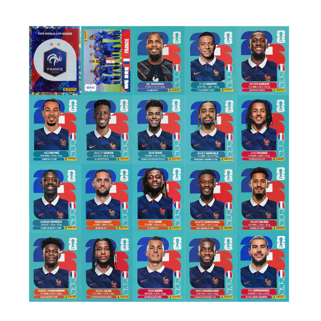 Kit Digital Copa do Mundo 2026 com +900 Figurinhas em Alta Resolução 19