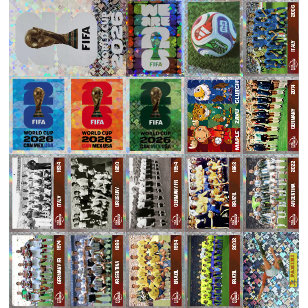Kit Digital Copa do Mundo 2026 com +900 Figurinhas em Alta Resolução 36