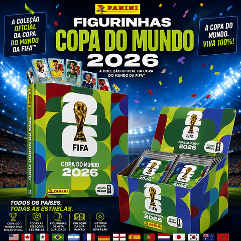 Kit Digital Copa do Mundo 2026 com +900 Figurinhas em Alta Resolução
