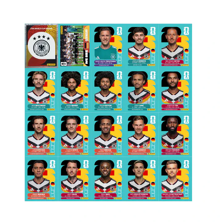 Todas as +900 Figurinhas da Copa 2026 PDF para Imprimir 17