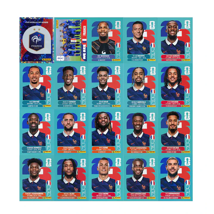 Todas as +900 Figurinhas da Copa 2026 PDF para Imprimir 18