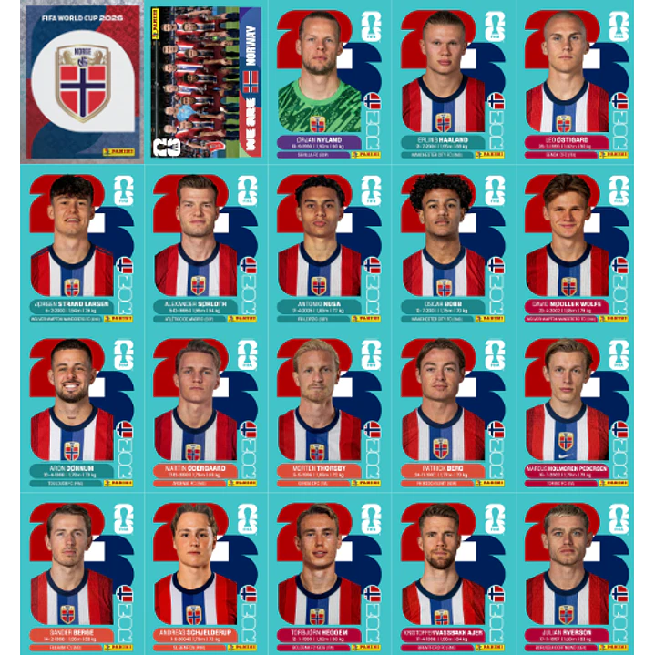 Todas as +900 Figurinhas da Copa 2026 PDF para Imprimir 23