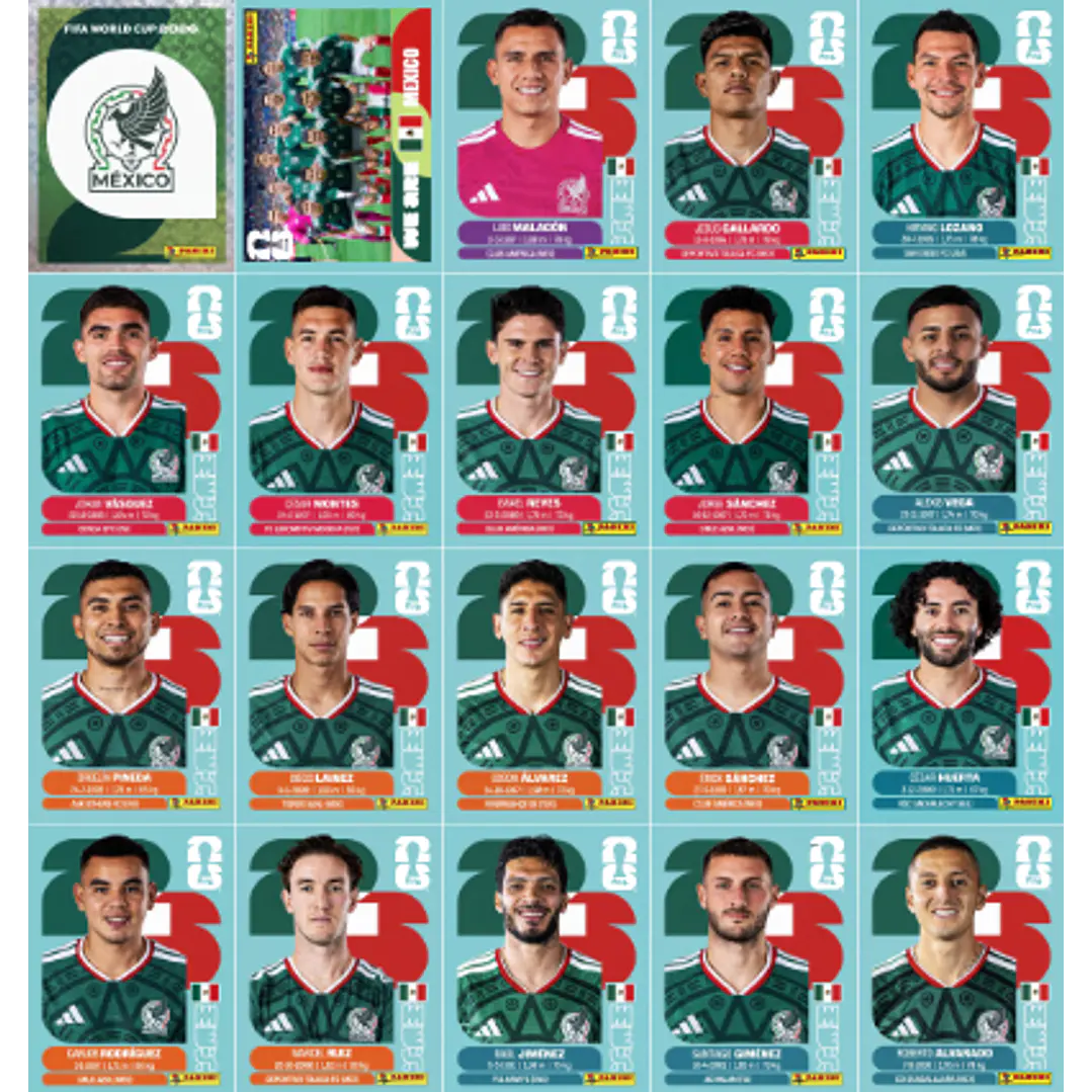 Todas as +900 Figurinhas da Copa 2026 PDF para Imprimir 37