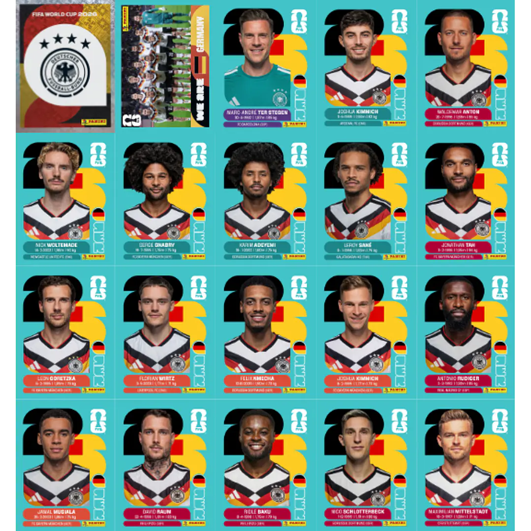 Todas as  Figurinhas Copa 2026 Para Imprimir em PDF 31