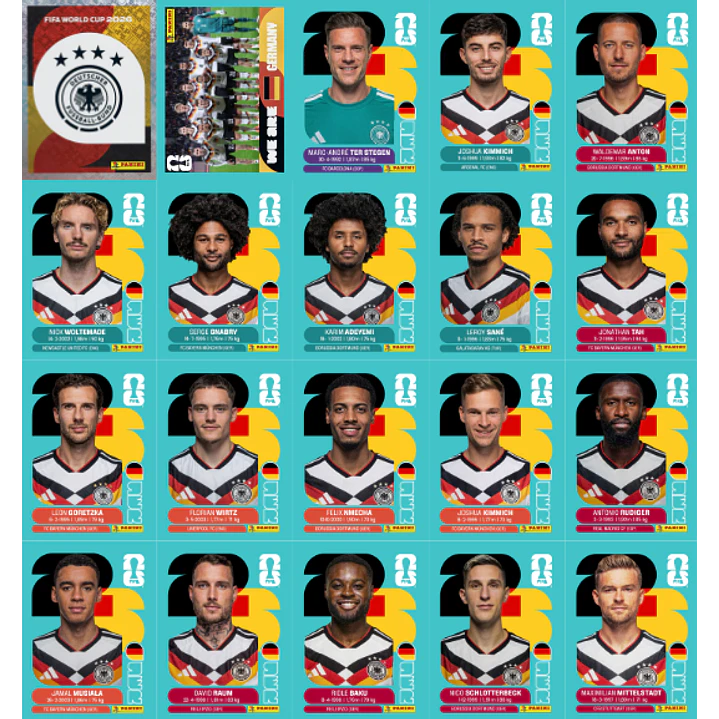 Todas as  Figurinhas Copa 2026 Para Imprimir em PDF 31
