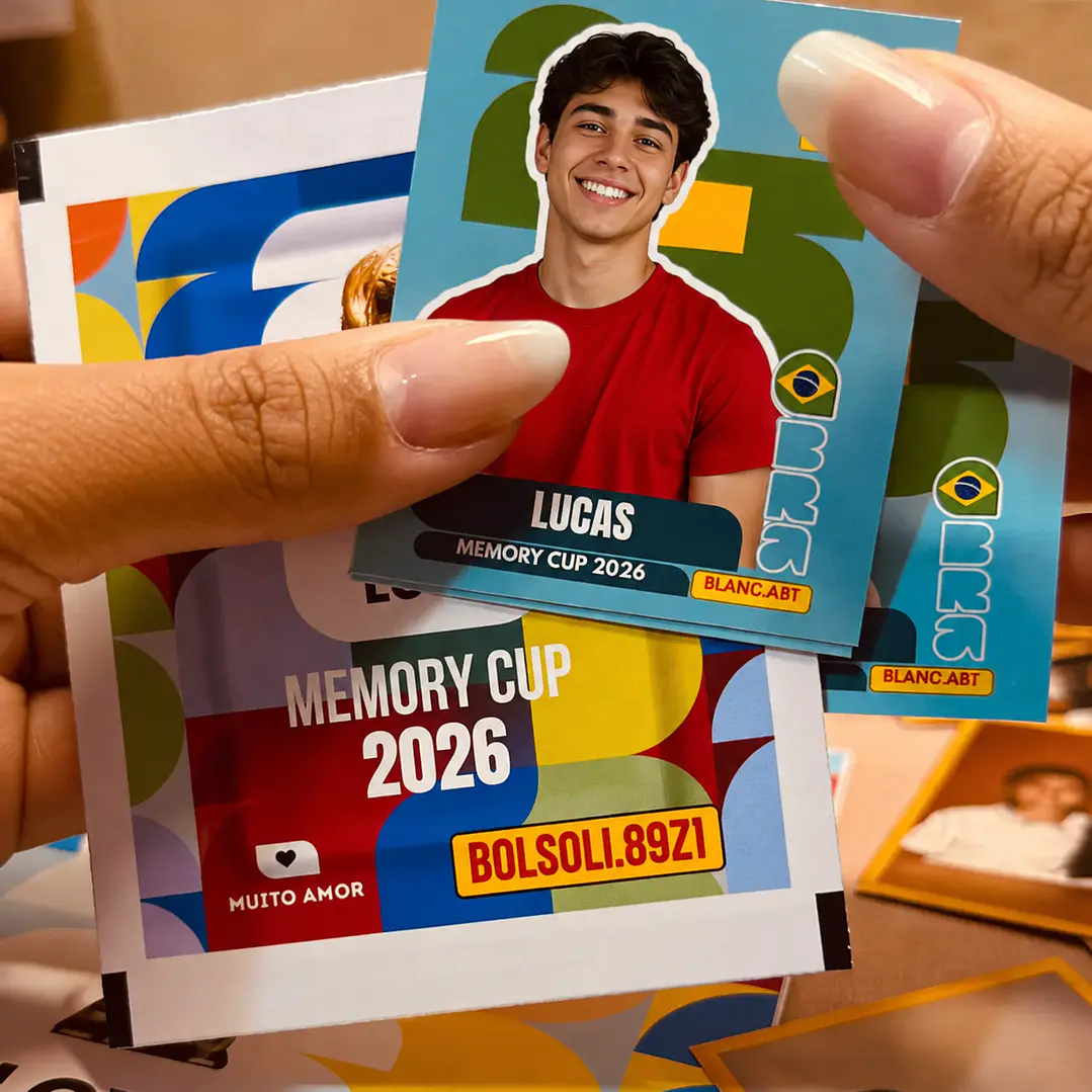 Álbum da Copa de Casal Editável no Canva Dia dos Namorados - Download Imediato 2