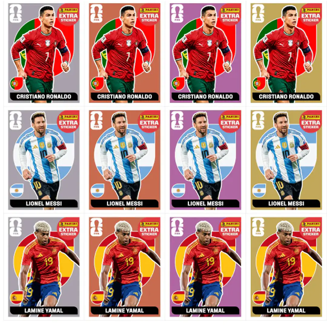 Figurinhas Legends Copa 2026 para Imprimir PDF 1