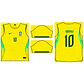 Arte Camisa Brasil 2026-2027 Vetor CDR para Sublimação - Thumbnail 2