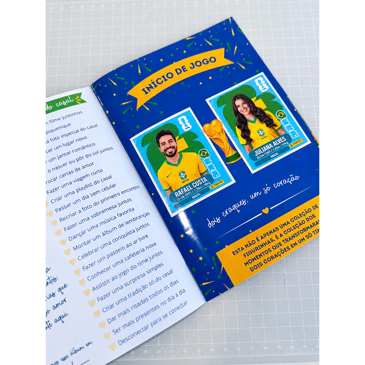Álbum de Figurinhas Copa do Mundo dia dos Namorados para Imprimir 5