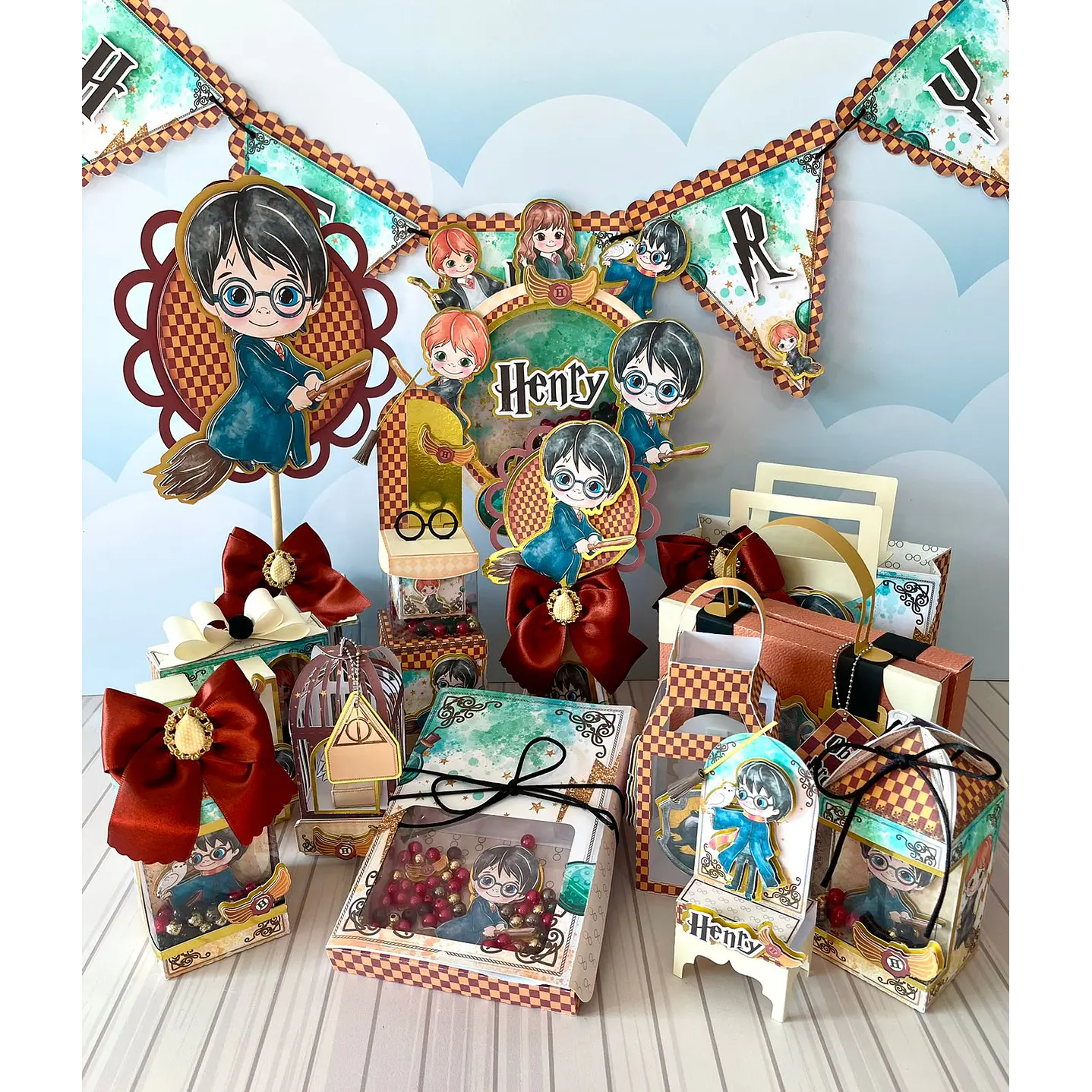 Arquivo de Corte Harry Potter PDF e Studio para Festas 1