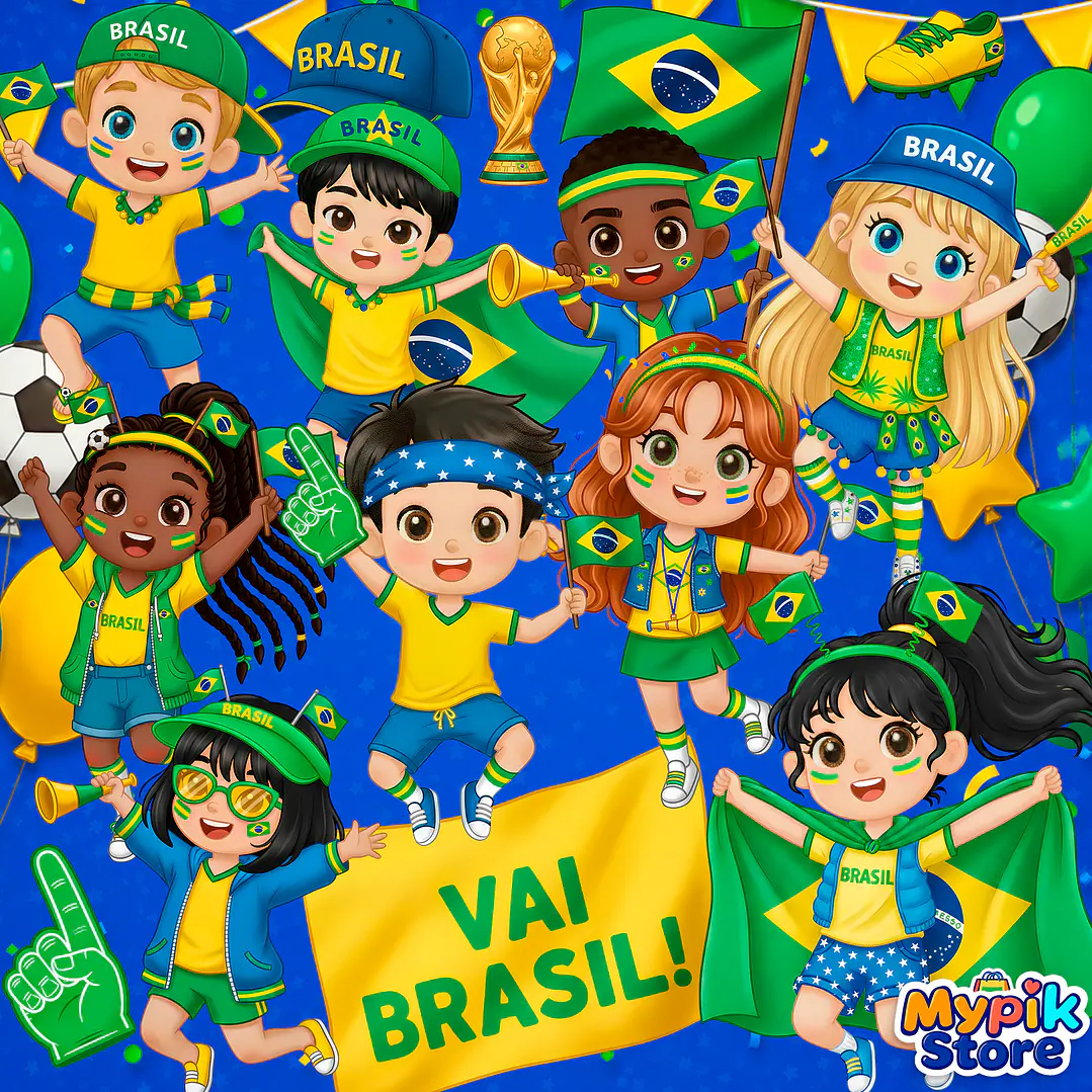 Kit Digital Torcida do Brasil PNG 1