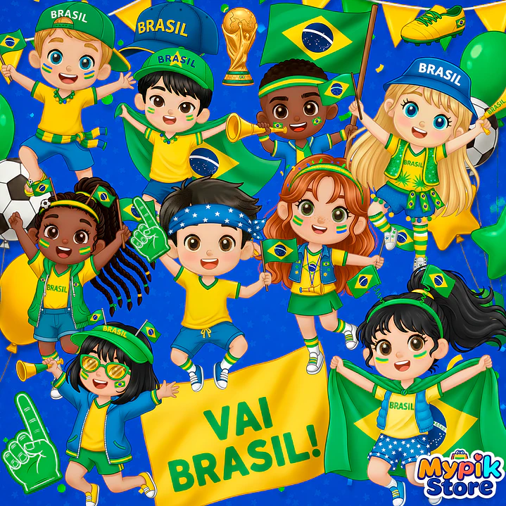 Kit Digital Torcida do Brasil PNG 1