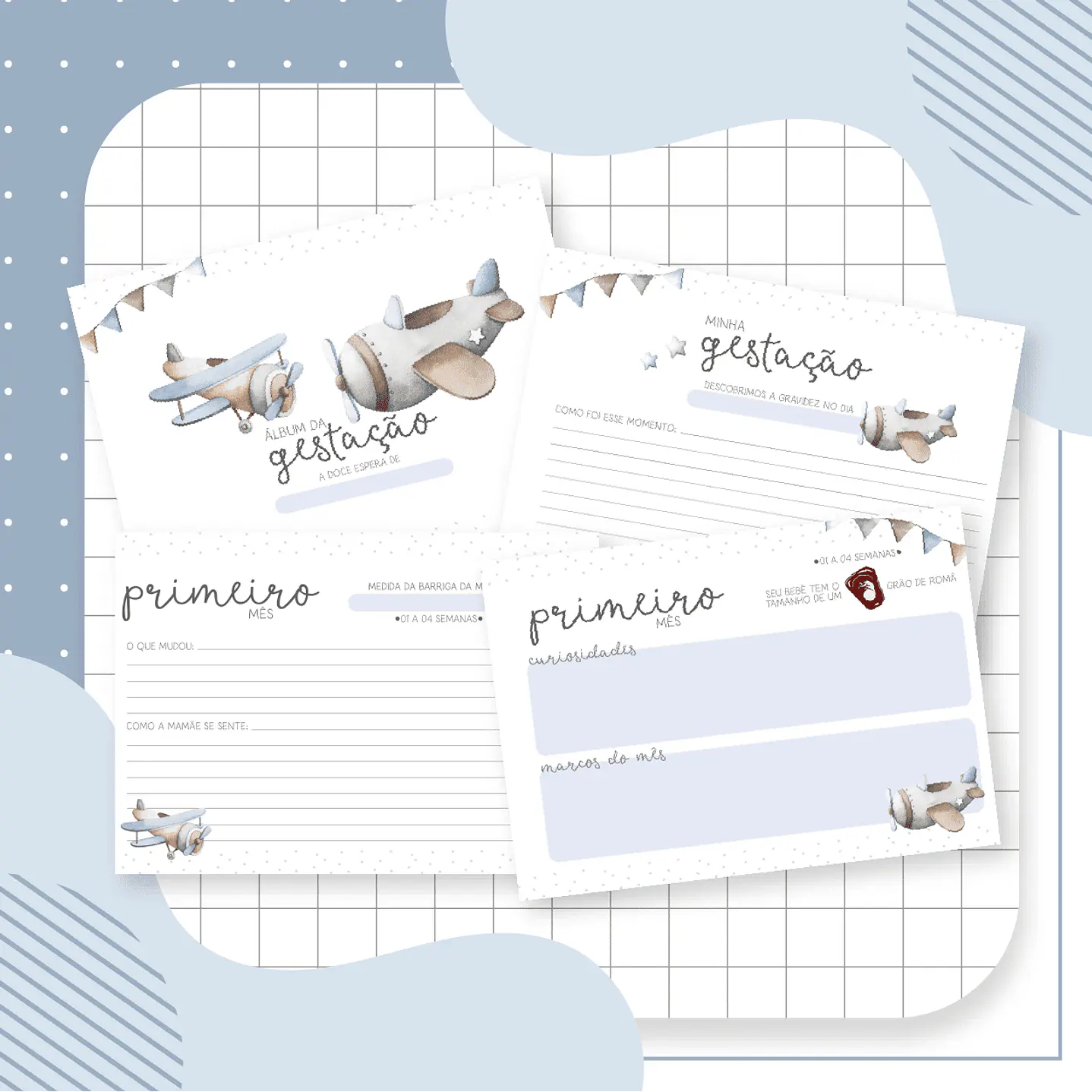 Kit Digital Maternidade Completo +50 Temas 16