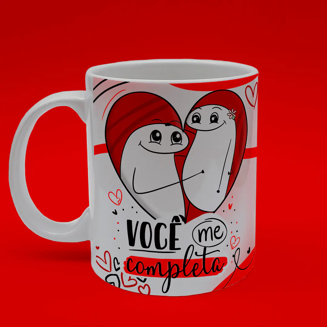 Pack Flork Dia dos Namorados para Canecas PNG 4