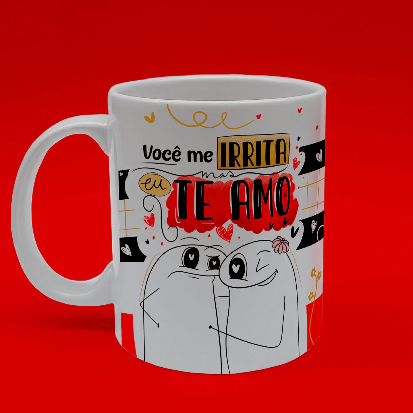 Pack Flork Dia dos Namorados para Canecas PNG 17