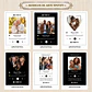 Pack 18 Artes Dia dos Namorados Spotify Editáveis Canva PSD - Miniatura 1